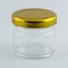 25ml Glass Jar with Gold Cap